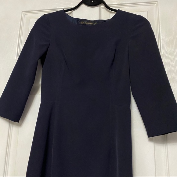Zara Navy Dress - Picture 2 of 3